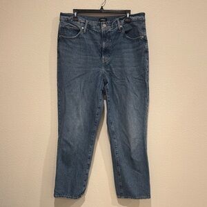 Express Women's Blue Ankle Jeans, 12L